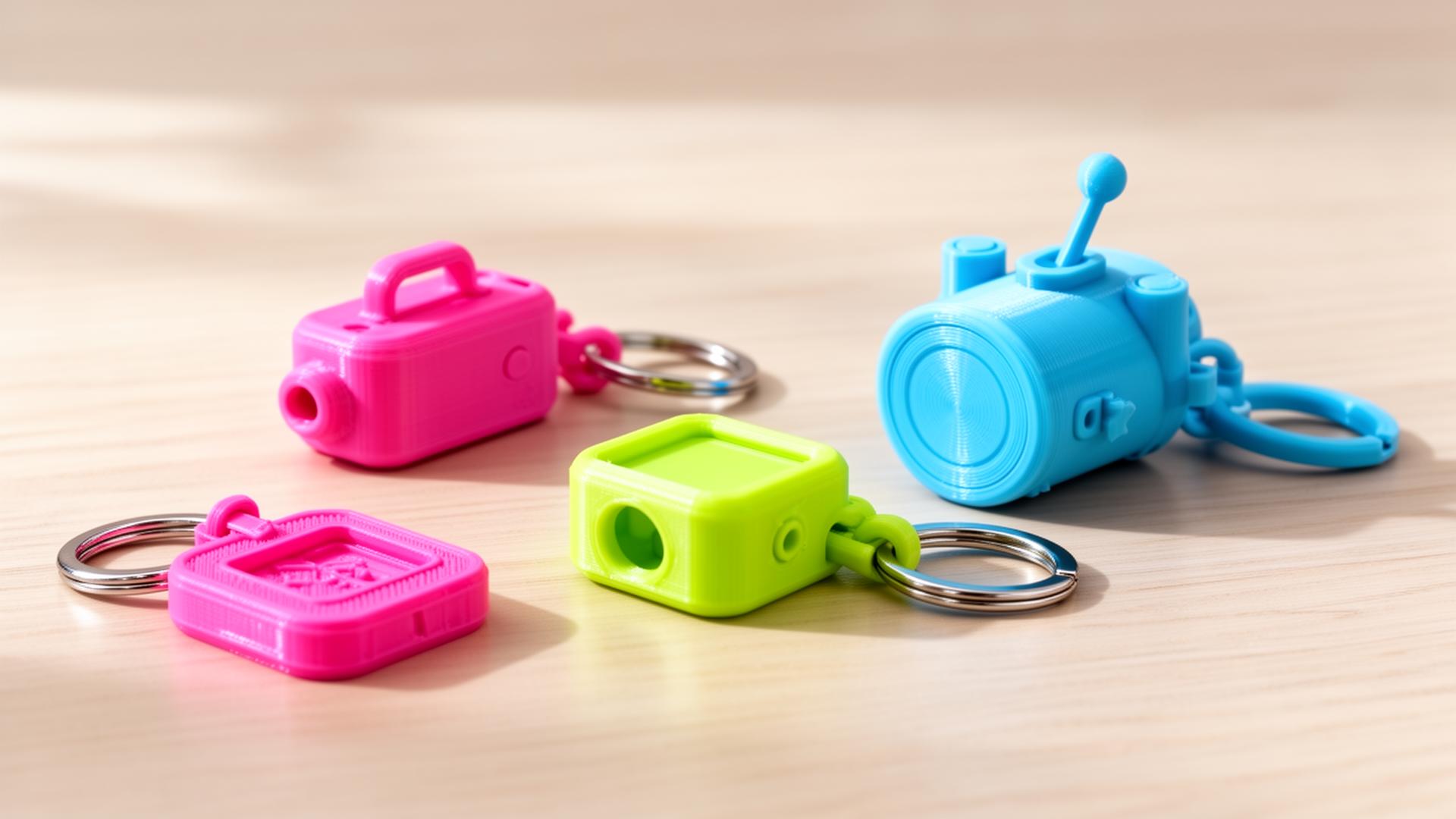 Porte-clés et mini gadgets imprimés en 3D